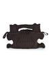PLEATSMAMA Borse TB04 DEEP BROWN Testa di moro