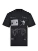 44 LABEL GROUP T-shirt B0030556 FA673-P685 Black