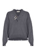 A PAPER KID Sweaters F5PKWOJP087 100 Grey