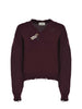 A PAPER KID Maglie F5PKWOJP087 403 Burgundy