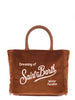 MC2 SAINT BARTH Borse COLETTE VELVET 1042I Caramello