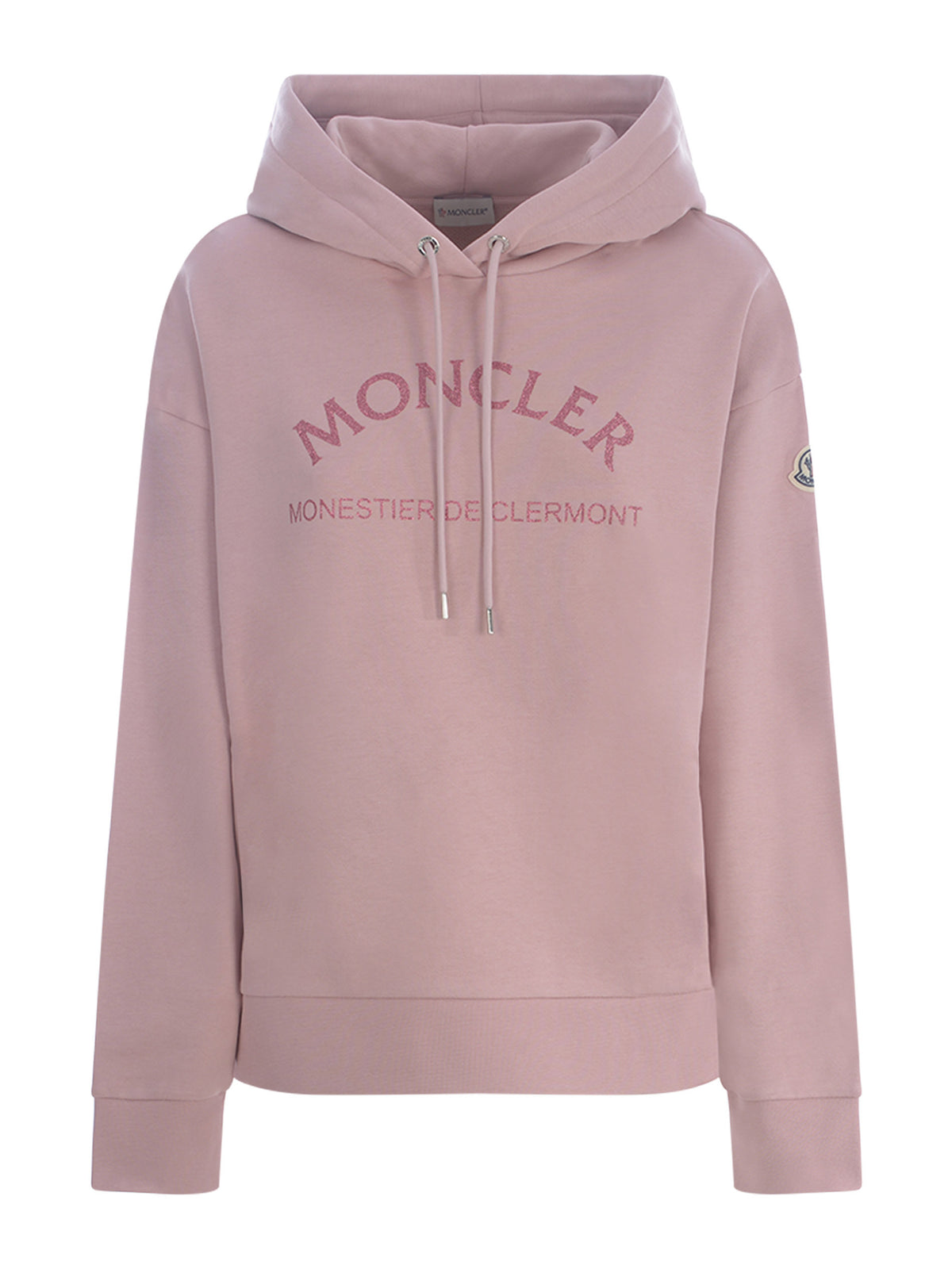 Felpa hoodie Moncler "Glitter logo" 