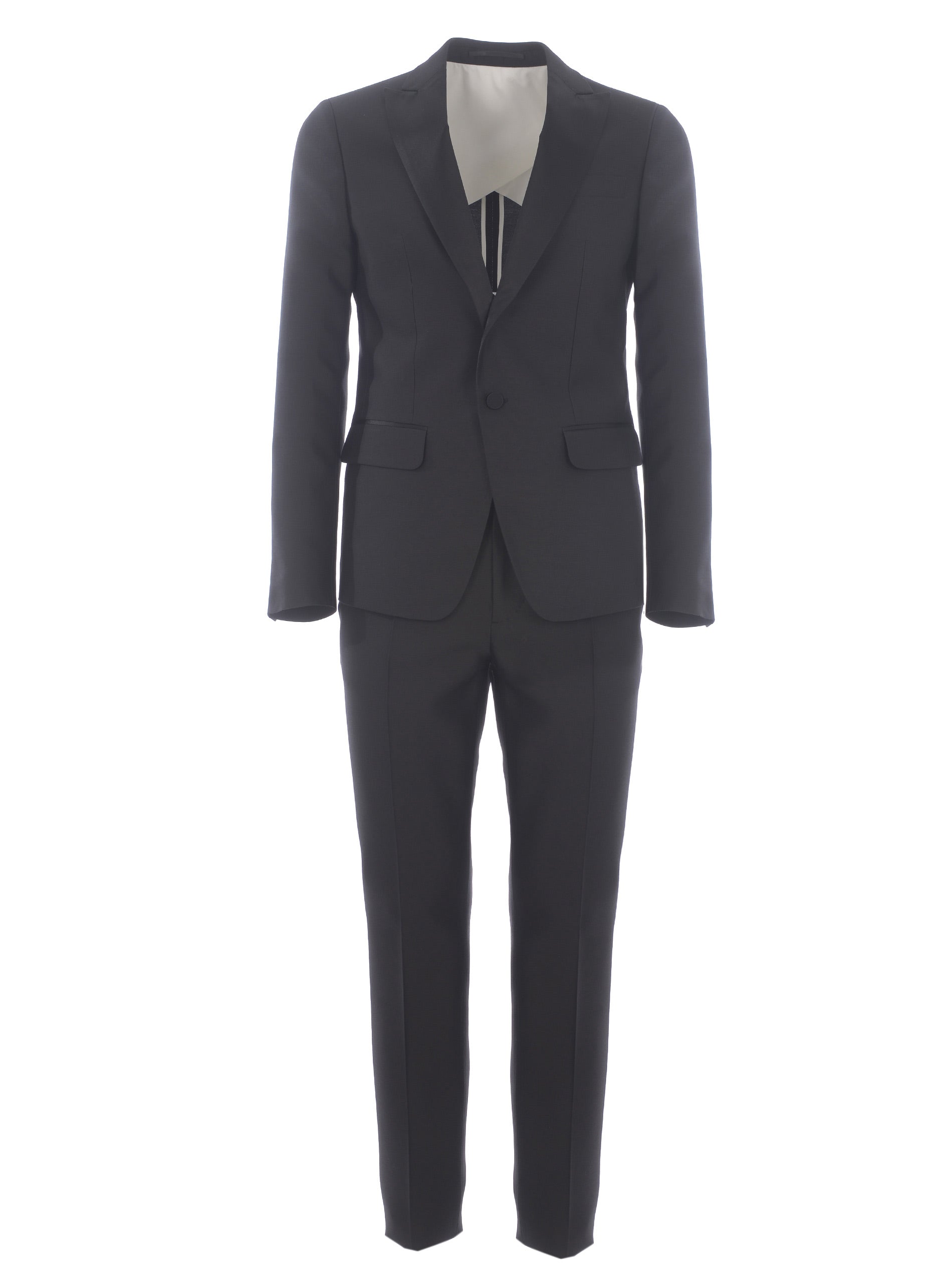 Abito Dsquared2 smoking  in misto lana-seta 