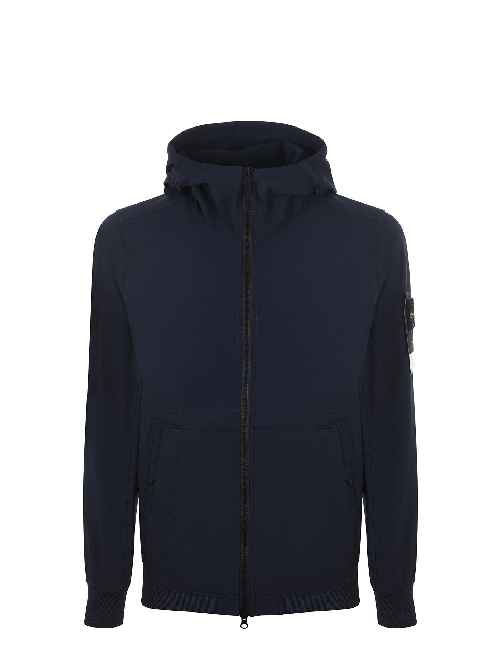 Giubbotto Stone Island "soft shell-r  e-dye technology" in jersey 