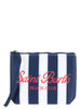 MC2 SAINT BARTH Pochette ALIN001 07588L Blu/bianco