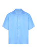 MSGM Shirts 4040ME08X 267009-84 Sky Blue