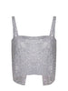 TWENTY FOURHAITCH Top A0121-NEW CETUS ARGENTO Argento