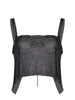 TWENTY FOURHAITCH Top A0121-NEW CETUS NERO Black