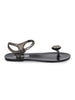MENGHI Sandali 727-SW BLACK GEL Nero
