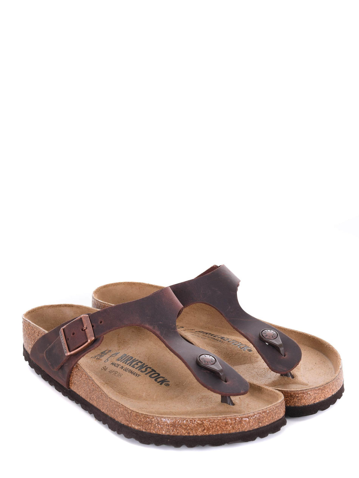 Ciabatte infradito Birkenstock "gizeh habana" 