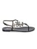 MENGHI Sandali 110-SW BLACK GEL Nero